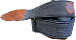 Copperpeace Herringbone Guitar Strap with Signature Copperpeace Pick Pocket in brown