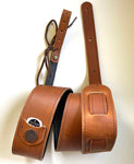 Copperpeace Homerun ACOUSTIC Guitar Strap Brown Leather
