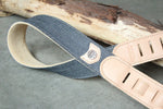 Herringbone Leather Banjo Strap