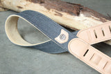 Herringbone Leather Banjo Strap