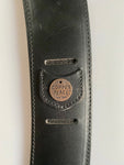 Guitar Strap Cushion in Black Leather