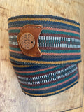 Guatemalan Hand Woven Leather Guitar Strap
